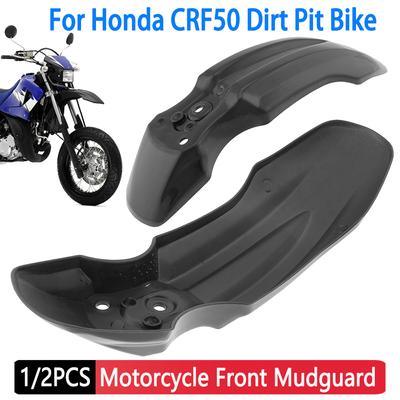 Högkvalitativ Motorcykel Främre Stänkskärm Plast Främre Hjul Stänkskärm Skyddsdelar För Att Blockera Smuts För Honda Crf50 Dirt Pit Bike