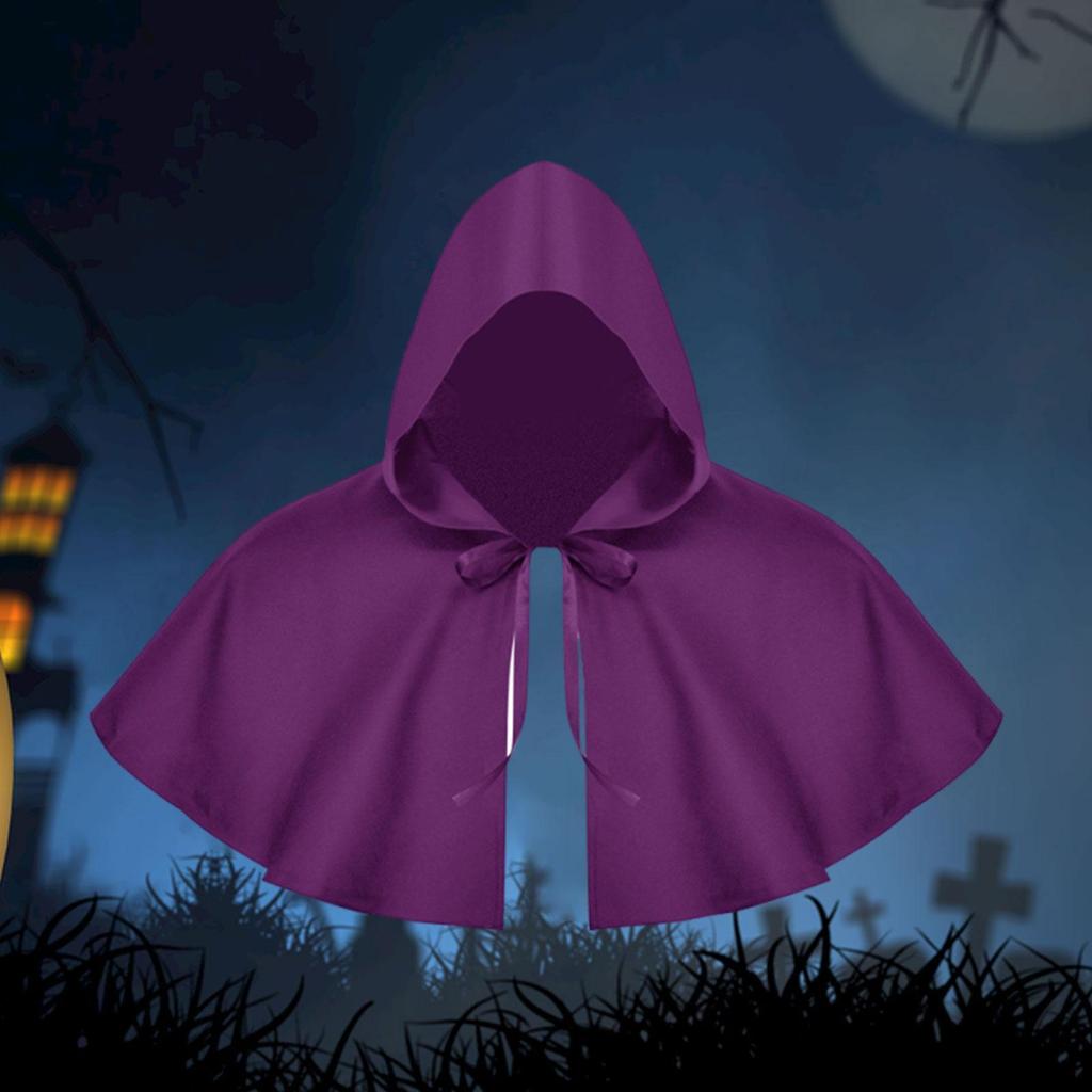 Death Cowl Cloak for Cosplay, Hooded Garment Accessory