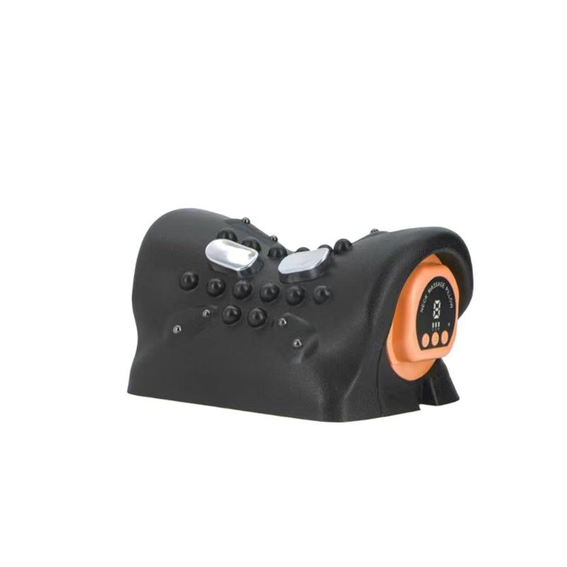 

Многофункциональная вибрационная массажная подушка для дома, электрическая, для выпрямления шейного изгиба, с горячим компрессом и пульсацией, массажная подушка для шейного отдела позвоночника USB чёрный