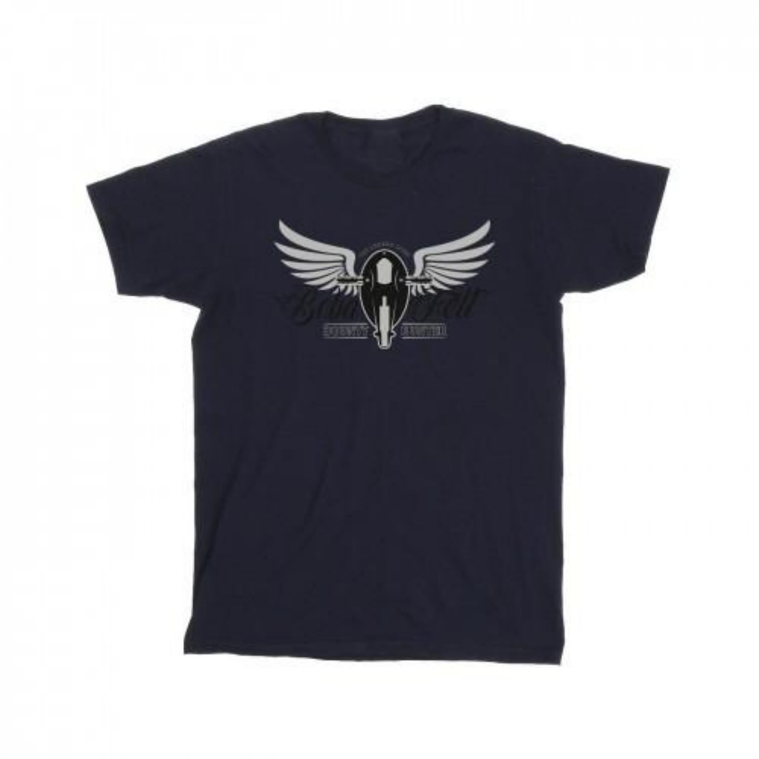 

STAR WARS Mens The Book Of Boba Fett Legend Lives Ship Crest T-Shirt S чёрный