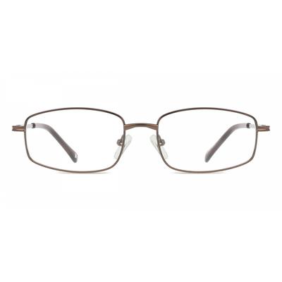 Full Rim Rectangle Brown Smartbuy Collection Skylar 799c Fashion Unisex Eyeglasses