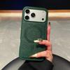 Vintage PU Leather For Magsafe Phone Case For iPhone 17 Air16 15 14 13 12 Pro Max 11 XR Soft Shockproof Bumper Business Cover