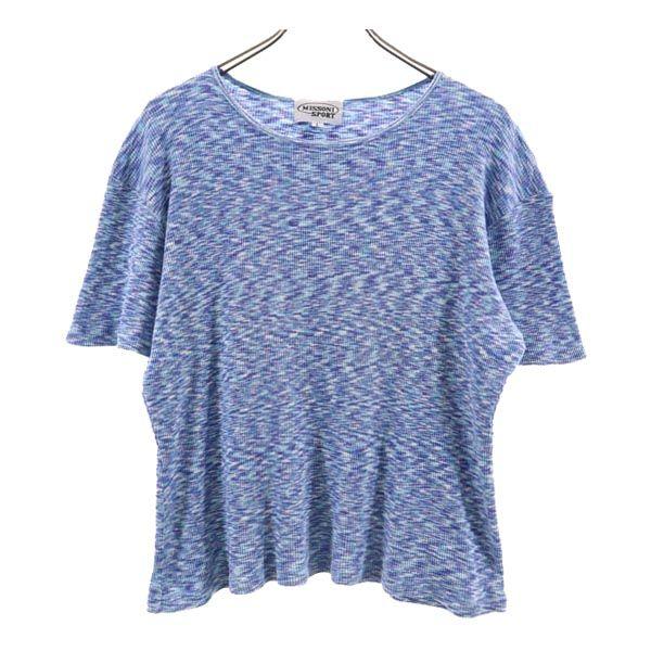 Missoni Overall handle Short sleeve T-shirt L Blue Men's Used