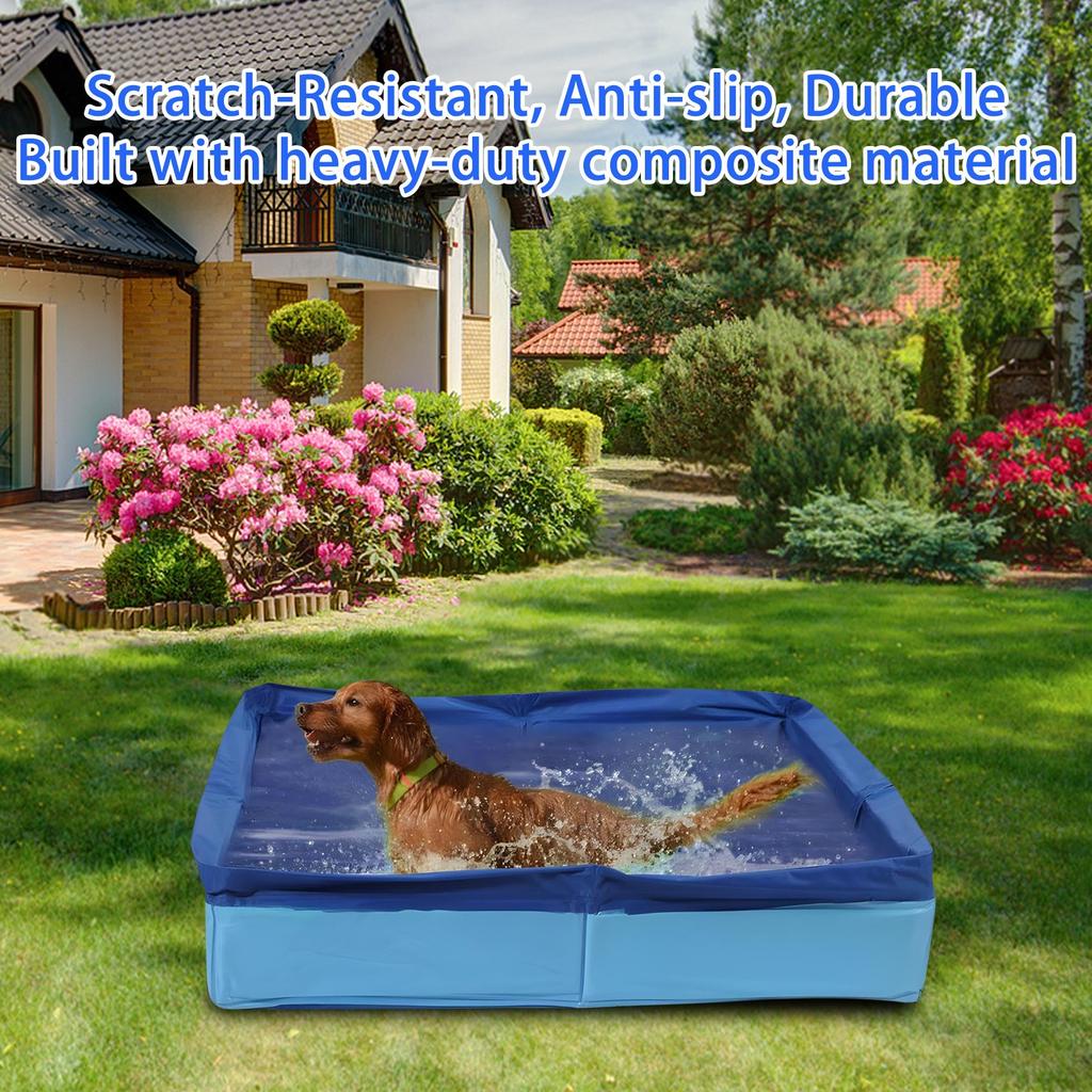 Folding Pool Pet Bath Swimming Pool Footbath Cat Litter Pool