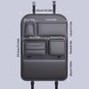 Backseat Storage Organizer For Car Seat Back Storage Pockets Car Organizer Space-Saving Pouch Adjustable Design For Water Bottle