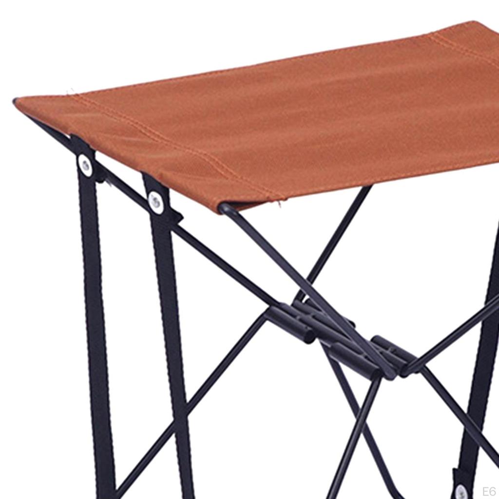 Camping Stool Portable Folding Fishing Chair Foldable Footstool for Patio Festival