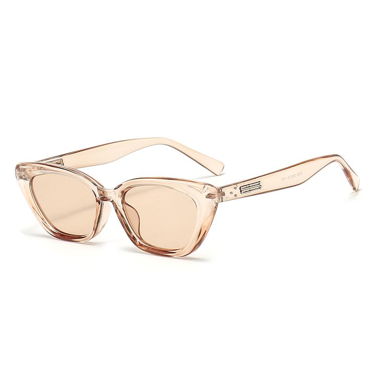 New Vintage Cat Eye Sunglasses Woman Retro Shades Black Sun Glasses Female Fashion Small Frame Mirror Square