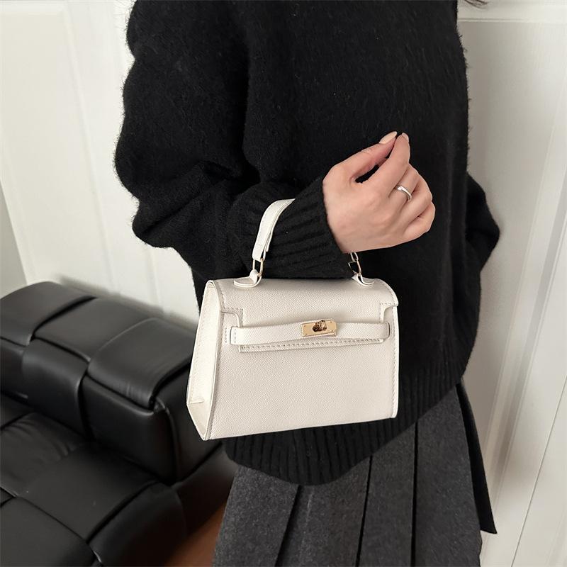 Damen Mode Kleine Quadratische Handtasche Tragbar Einzelne Schulter Crossbody Tasche