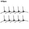 4/10pcs Side Brushes 54mm ABS+nylon Black Brand New