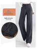 Wool Blend Wide-Leg High Waist Pants for Women - Autumn/Winter 2025: Thick, Versatile & Comfortable