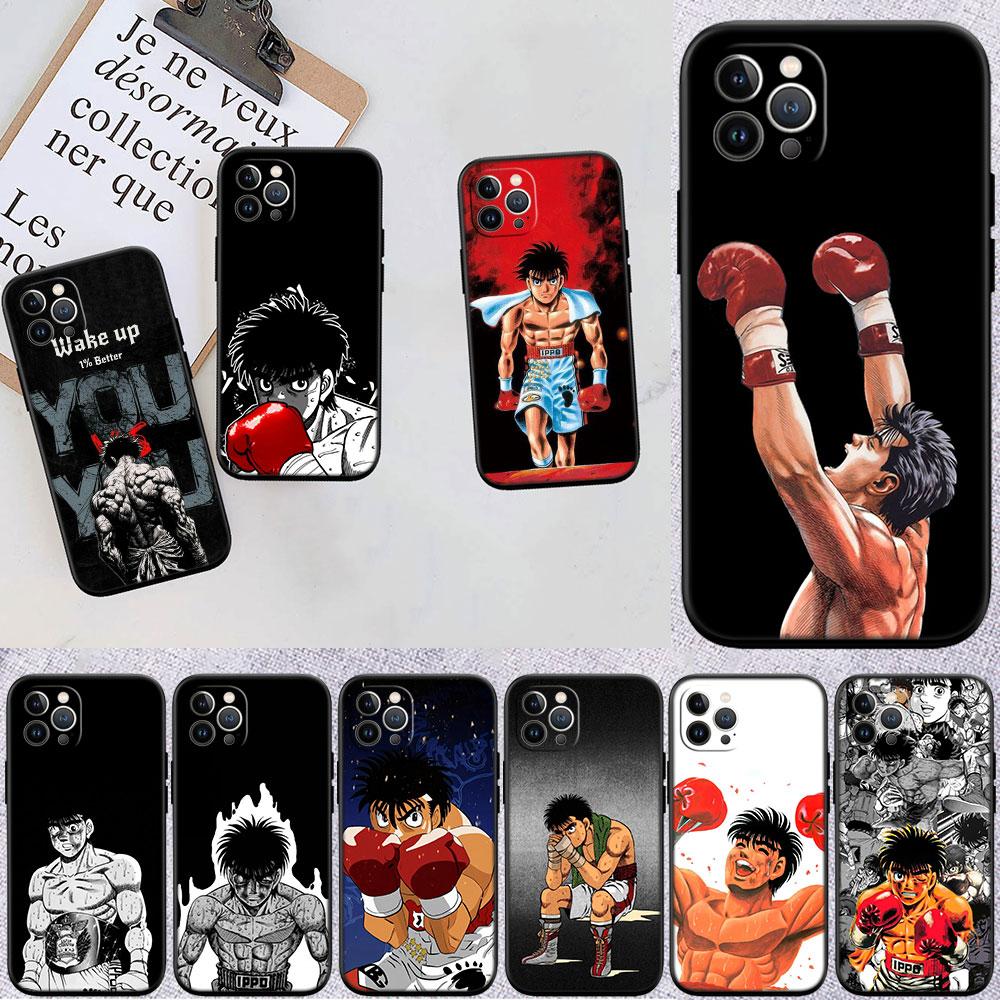 LO50 Hajime no Ippo Soft Shell Phone Case for iPhone 16 15 14 13 12 Pro Max Plus Mini