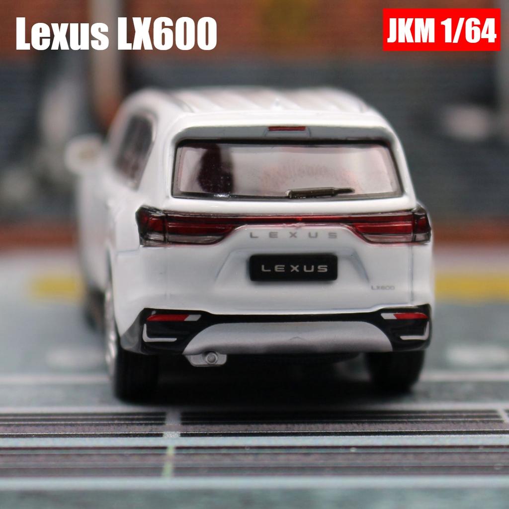 1/64 Lexus LX600 Miniaturmodell JKM Premium SUV Spielzeugauto Fahrzeug Freilaufräder Druckguss Zinklegierung Metall Sammlung Geschenk