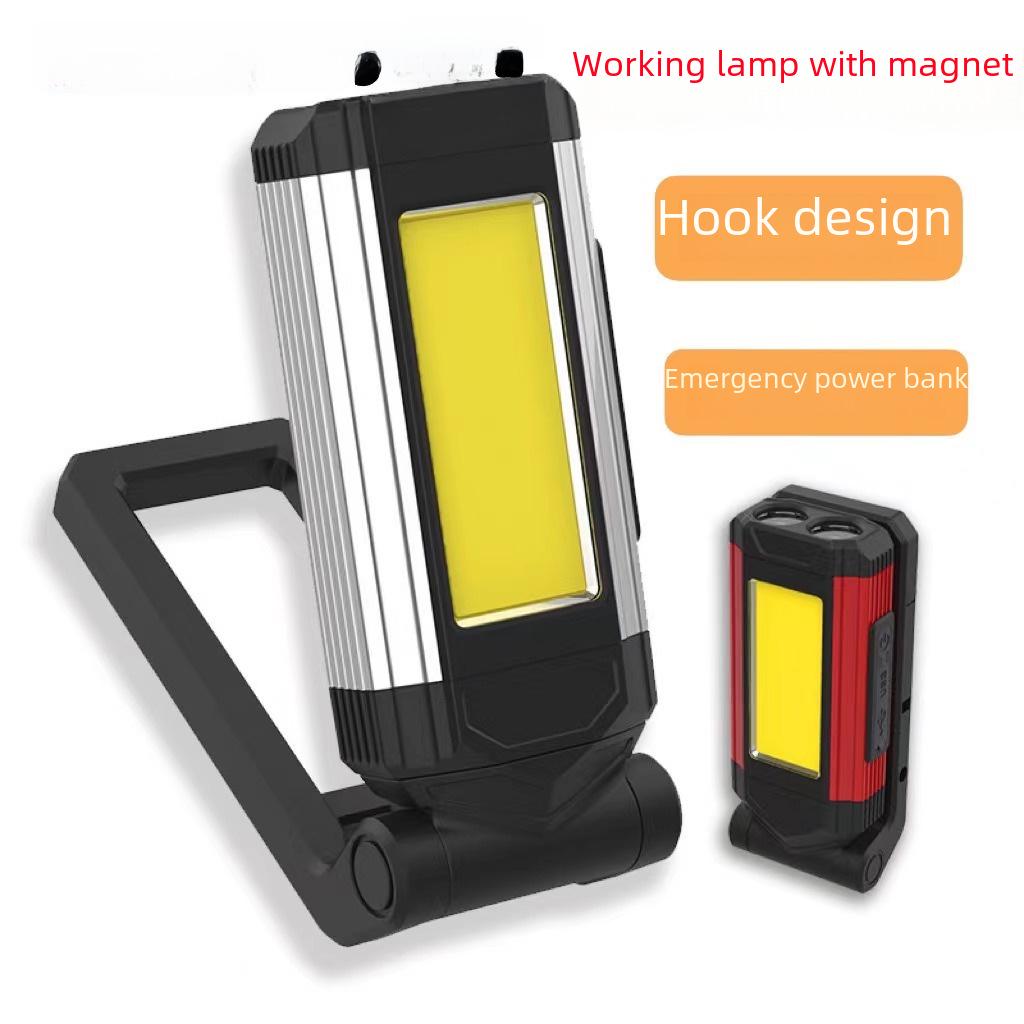 Rechargeable Multifunctional Auto Repair Light with Magnet - Strong, Portable Emergency Work & Inspection Flashlight