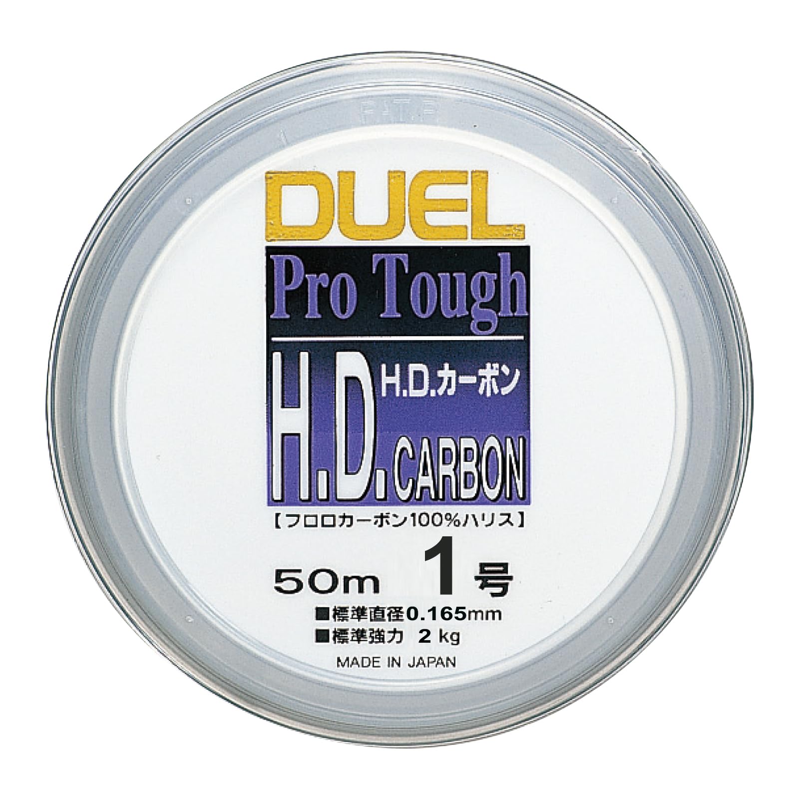 

DUEL Harris Fluorocarbon 50m Clear H808 H.D. #1 чистый