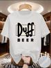 Summer Luxury Casual Brand Letterprinted Shortsleeved Unisexs Fashion Design Roundneck Halfsleeve Tshirt