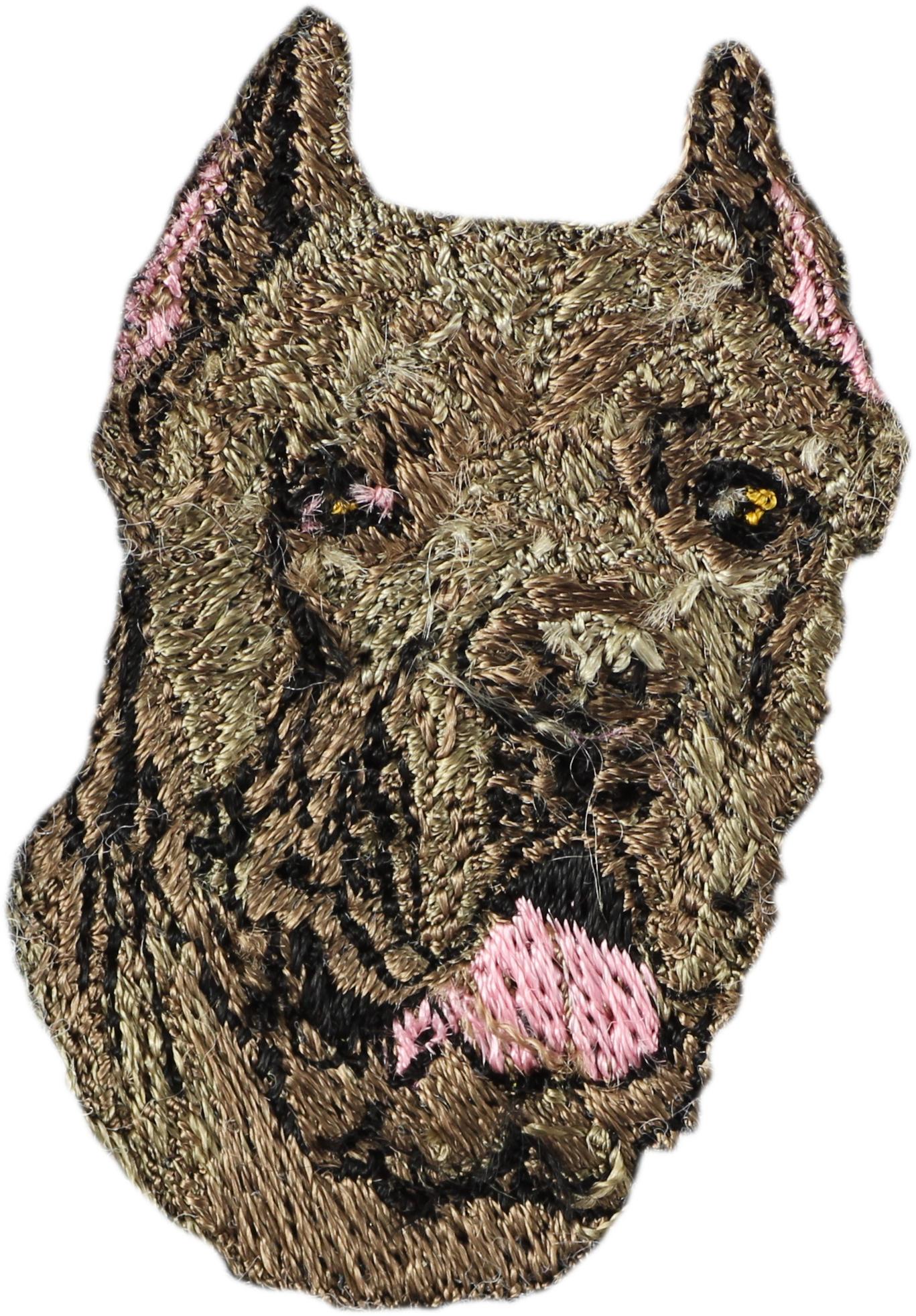 

Cane Corso, Italian Cane Corso - dog-shaped patch, embroidered patch, unique decoration for Art-Dog backpack різнокольорові кольору