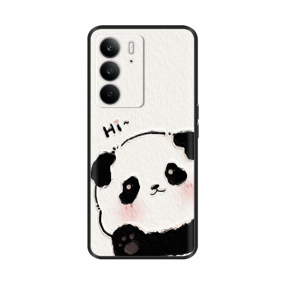 For Realme 14x 5G Phone Cases Funny Camera Protection Soft Liquid Silicone Back Cover for Oppo Realme C75 4G realmeC75 Fundas