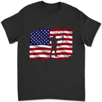 Bowhunting Usa Sports Arrow Bow Hunter T-shirt RYT8