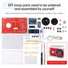 DIY FM Radio Electronic Kit 87-108MHZ Adjustable IC RDA5807 with LED Digital Display DIY Soldering Kit 3W Speaker Dual Power