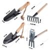 KADAX 4-in-1 Garden Tool Set Trowel Hoe Rake Claws for Soil