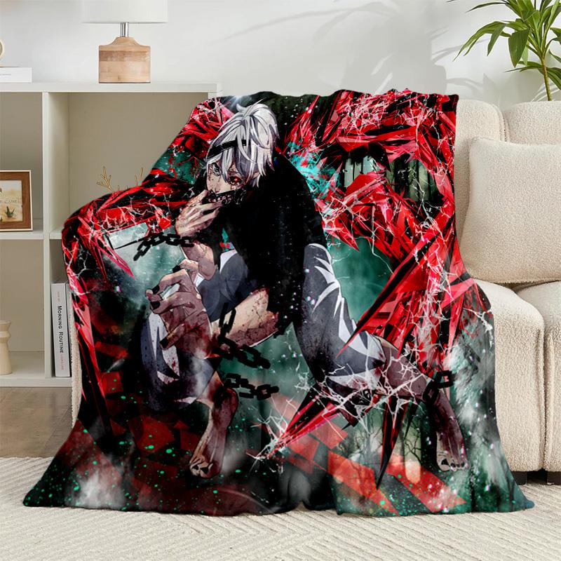 1PC Tokyo anime Artwork Flannel Blanket Gift, Suitable for Both Men And Women, Soft Ideal for Beds And Sofa, Birthday Or Christmas Gift