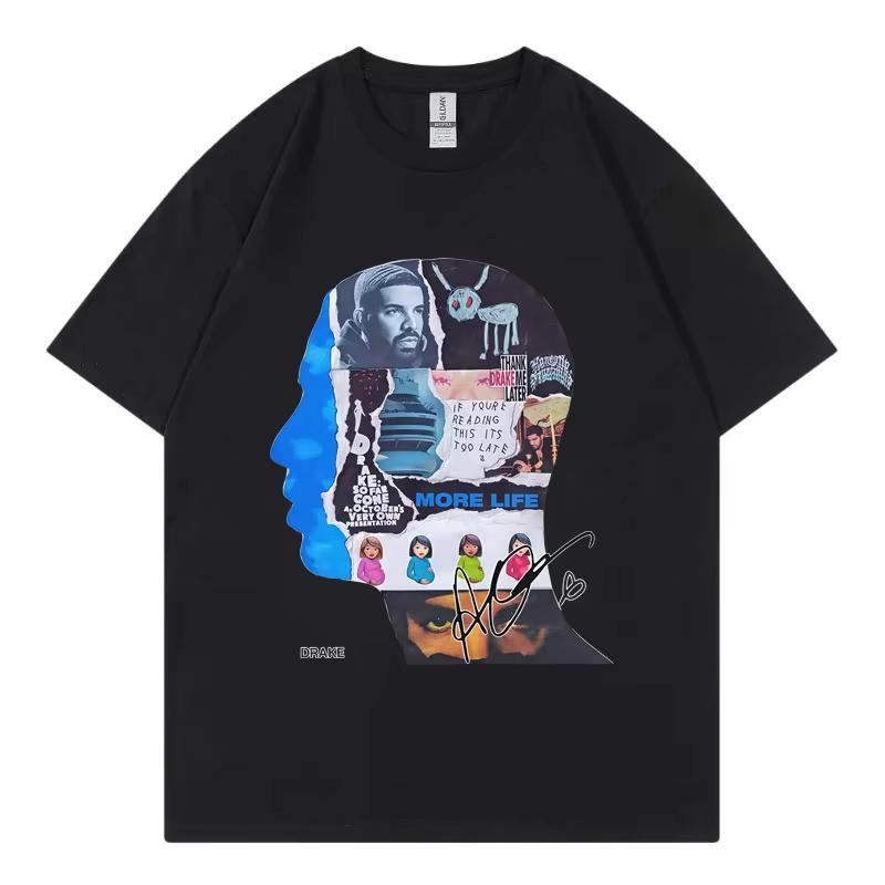 Rapper Drake Album Merch Graphic T Shirts Unisex Women Clothing Harajuku Hip Hop Tshirts Summer Casual Comfort Tshirt Streetwear