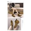 Large Size Pointed Head Thick with Martin Boots Female 2025 New A Foot Stirrup Suede Low Heel Short Boots