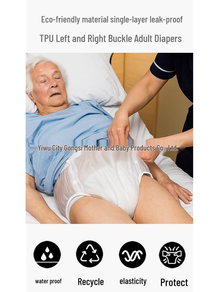 Wiederverwendbare wasserdichte Hosen für Senioren - Waschbare Stoffwindelbezüge