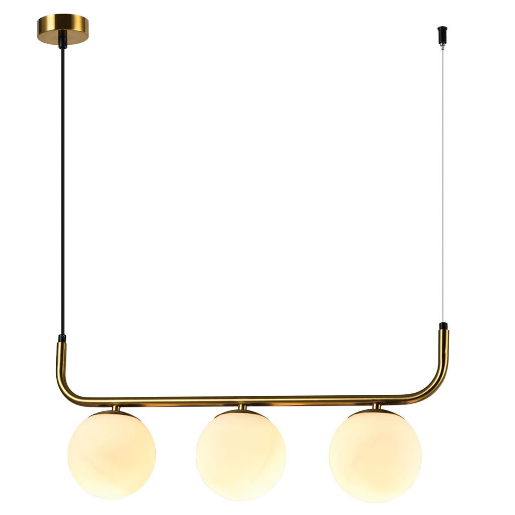 Alisa 3 Pendant Lamp E14 Gold Light Prestige Lp-005/3L Gd
