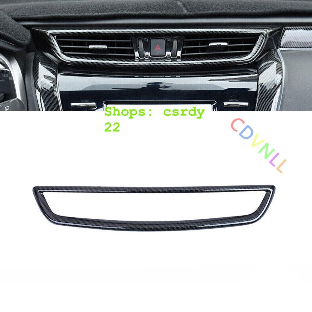 For Nissan Murano 2015-2023 Carbon Fiber Inner Middle Air Outlet Vent Frame Trim