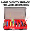 Double Lure Box Fishing Storage Box Portable Bait Fake Bait Accessory Box Mino Pencil Lure Bait Plastic Box