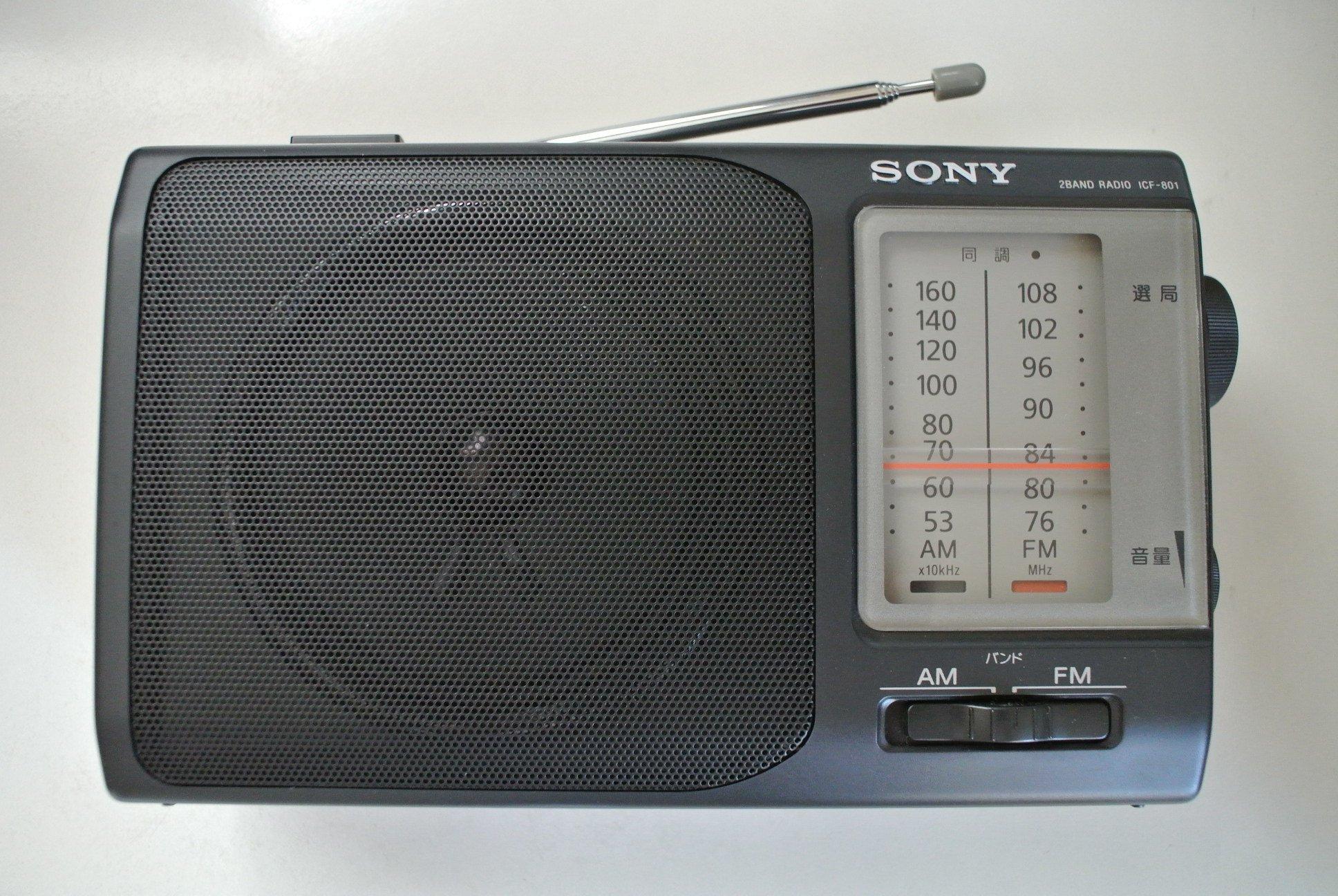

SONY Portable Radio FM/AM ICF-801 чорний