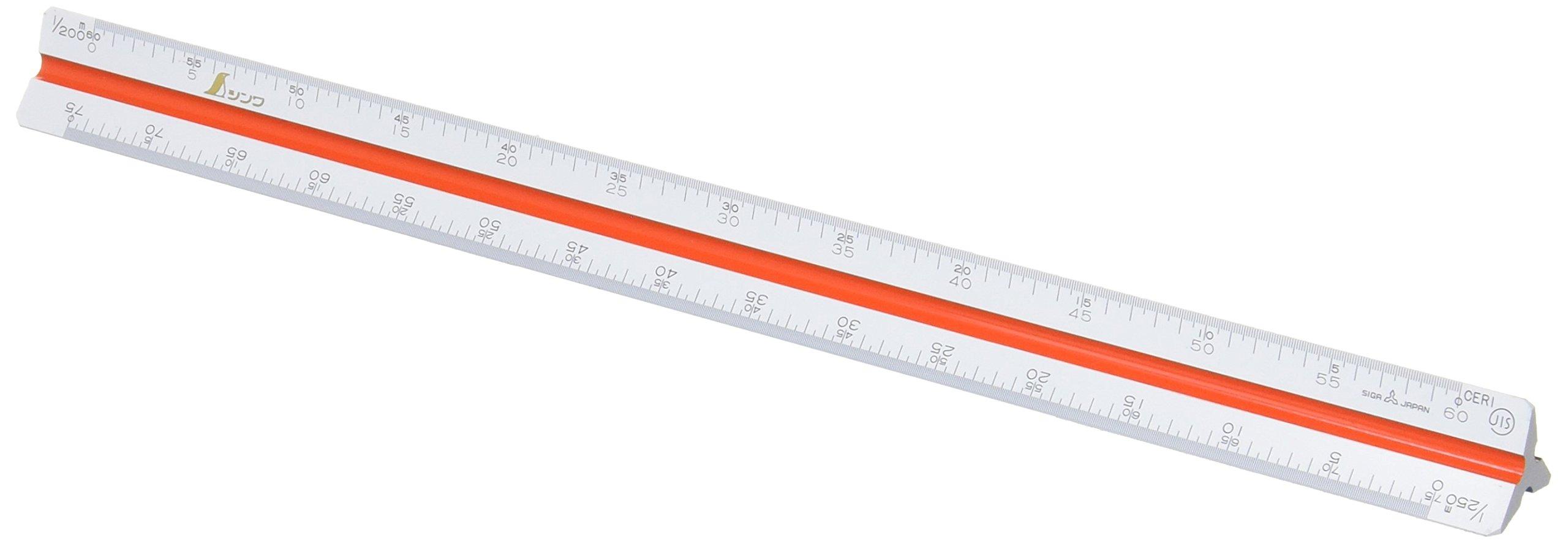 

Shinwa Sokutei Triangular Scale for Land and House Surveyors JIS 30cm 74950 A-30