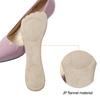 2 Paar High-Heels-Einlegesohlen, selbstklebend, schmerzlindernd, verhindern das Verrutschen der Füße, 3/4-Einsatzkissen für High Heels