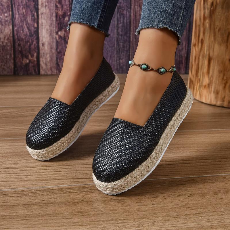 Women's Loafers Spring and Autumn Women's Flat Sneakers Fashionable Breathable Sliding Single Shoes Comfortable Large Size 35-43