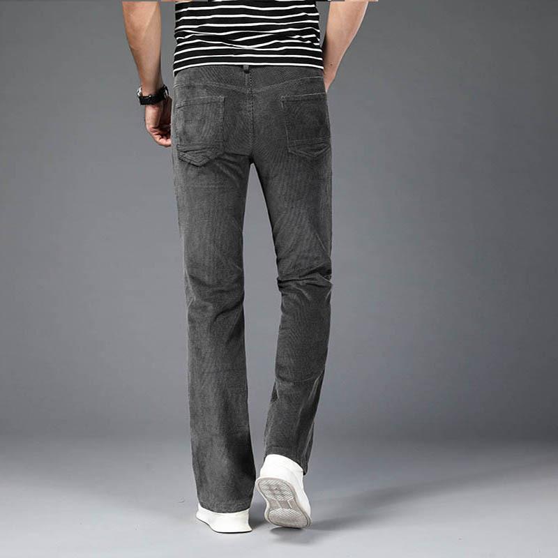 Men's Plus Size Corduroy Trousers Men's Flared Casual Pants