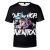 Mobile Legends koszulka anime Hip Hop mężczyźni kobiety Anime koszulka z nadrukiem koszulki koszulki Harajuku modna letnia koszulka
