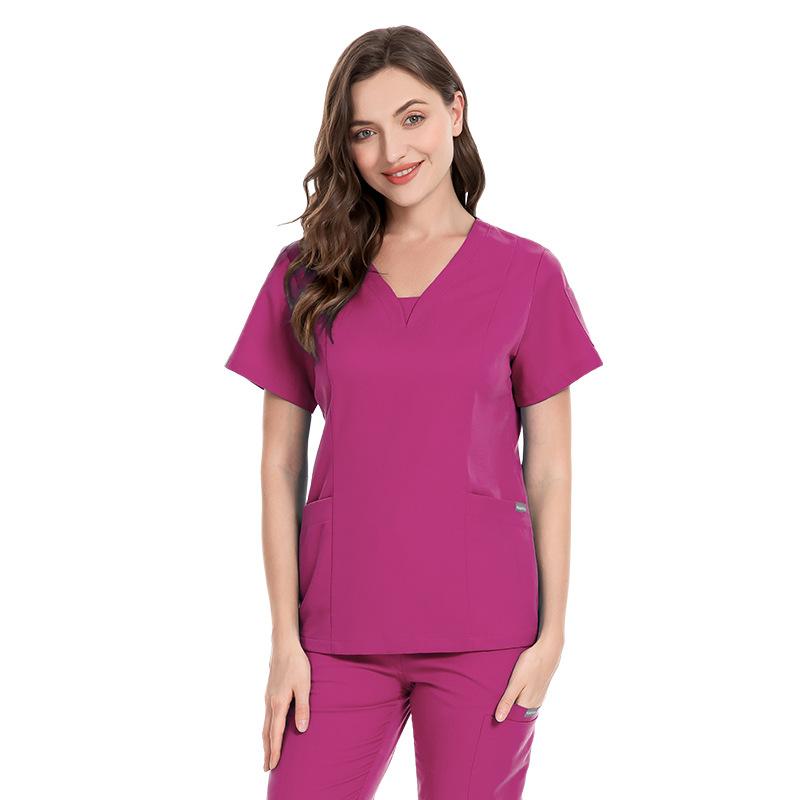 Quality Unisex Medical Uniforms for Man V-neck Nurse Scurbs Women Hospital Doctor Work Wear Oral Dental Surgery Work Uniforms