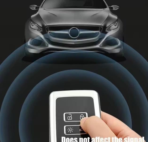 NY TPU Bilnøkkelveske Full Dekning For Renault Koleos Kadjar Megane Talisman Captur Espace Clio 2016-2019 4 Knapper Tilbehør