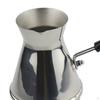 Milk Warmer Small Butter Melting Pot with Spout, Stainless Steel Turkish Coffee Pot, Espresso