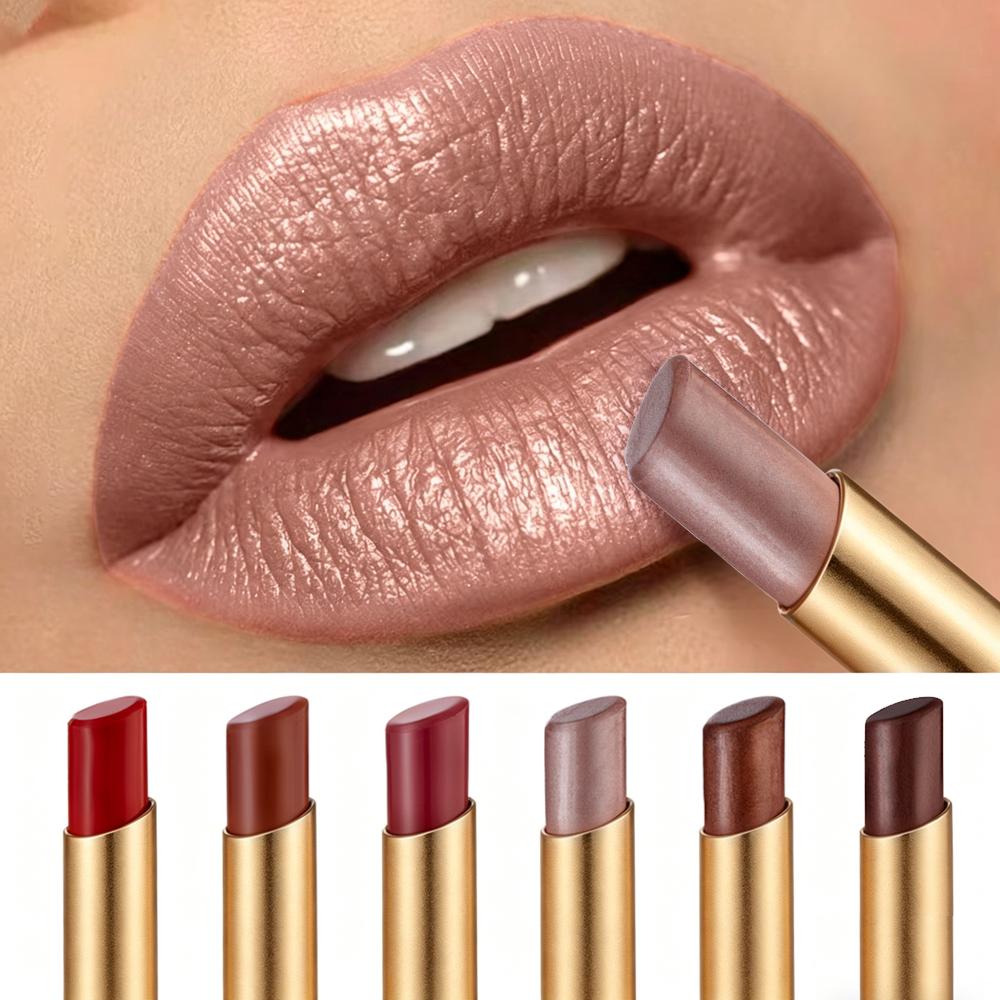 Matte Lipstick Long Lasting Waterproof Velvet Lipstick Capsule Lipstick Korean Makeup Nude Red Lip Stick for Women