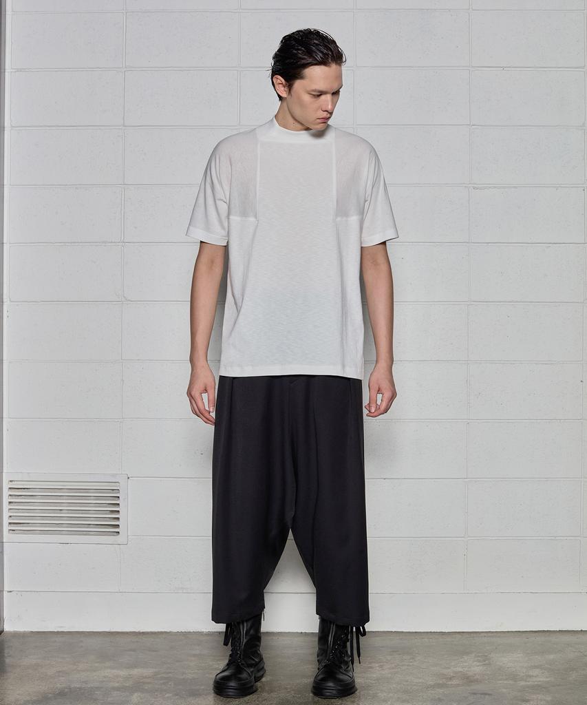 Digeunag Structured Cut Line T-Shirt (Ivory)