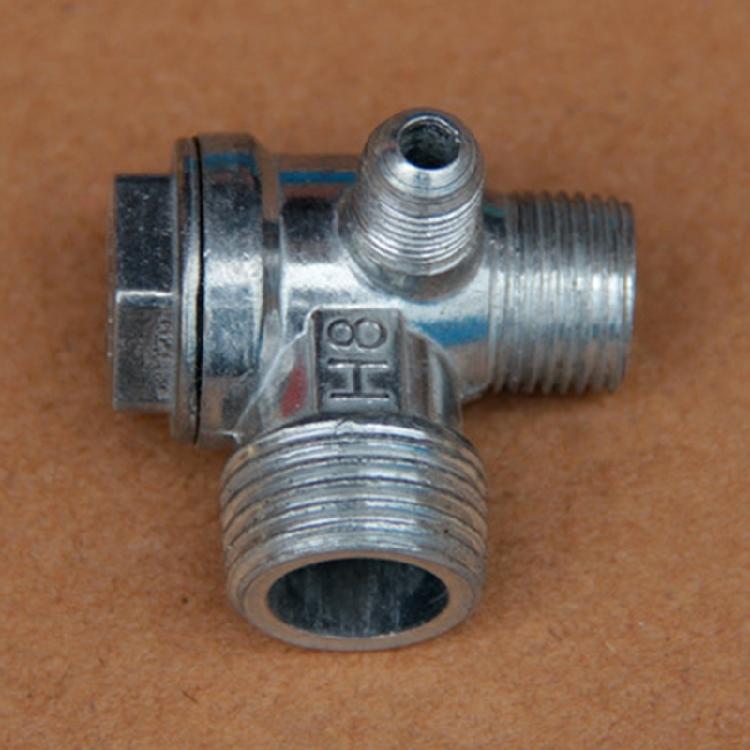Air Compressor Unidirectional 3-Way Workshop Fittings Check Valve Connector Tool