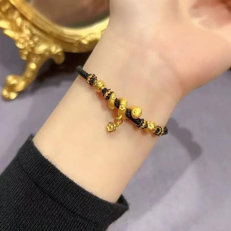 Jewelry Snake Life Transfer Store, The Same Red Rope Coiled Snake Bracelet, Woven Hand Rope for Girlfriend
