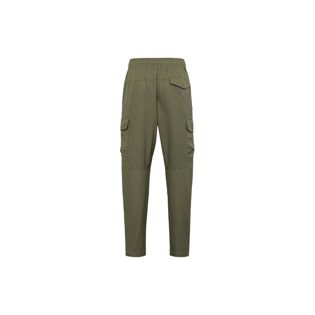 Nike Sportswear Utility Plain Weave Lining-Free Straight-Leg Casual Pants Men Bottoms Green DD5208-222