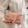 Bag lady 2025 new trendy high sense fashion shoulder messenger bag retro versatile Internet celebrity explosion small square bag