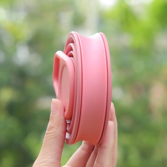 500ML Collapsible Water Bottle Food Grade BPA Free Leak Resistant Portable Travel Hiking Sports Water Kettle