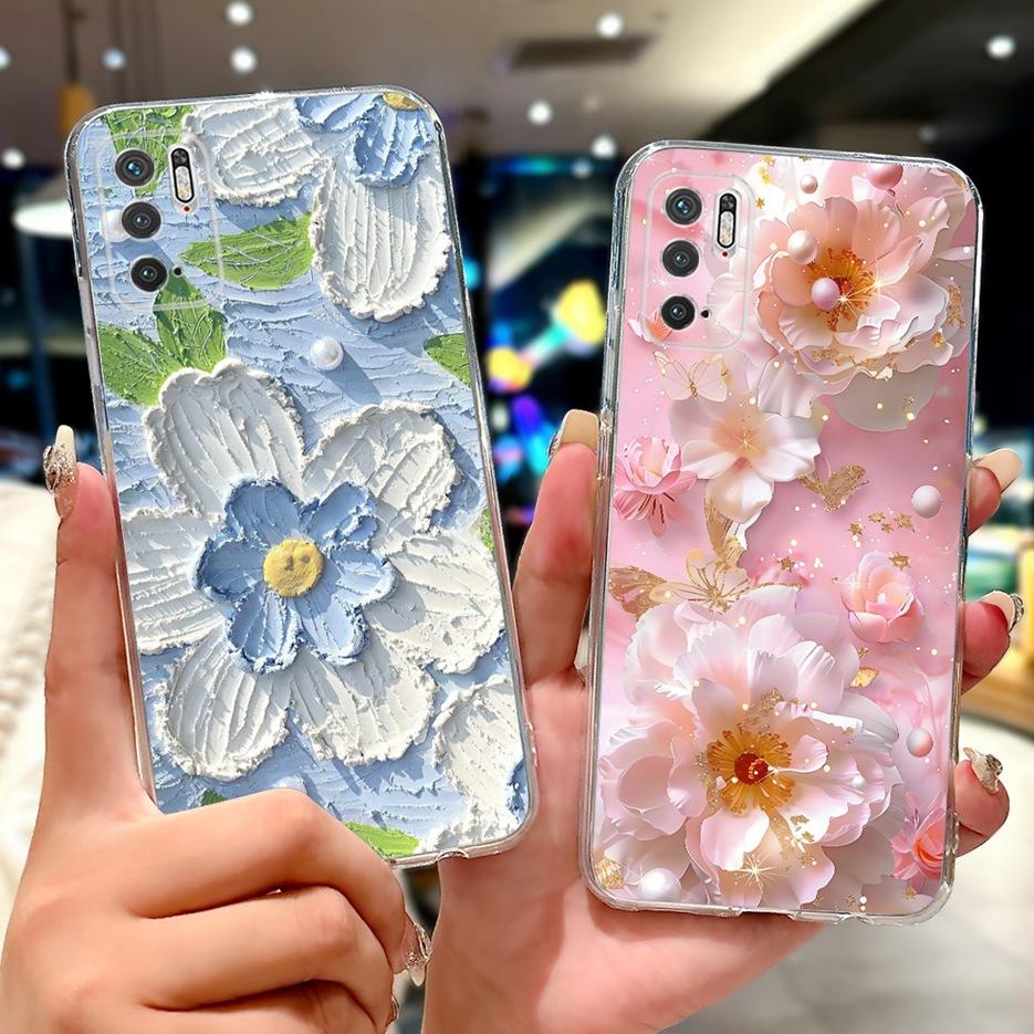 For Xiaomi Redmi Note 10 5G Case Luxury Fashion Painted Cover Soft Slim Protective Shell For Redmi Note 10T Note10 5G Phone Case