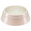 Light Pink Pet Bowl, Ceramic, for Dogs and Cats, Food and Water Bowl, Dishwasher and Microwave Safe [Official Japanese Product] Z1034-546