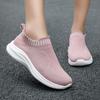 Sneakers damskie wiosenne i jesienne do chodzenia na co dzień damskie buty oddychające buty fly-woven buty do biegania duży rozmiar nowe buty skarpetkowe